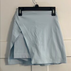 Lululemon Athletica Side Slit Tennis Skirt, Size 0, Powder Blue 🩵 NEW